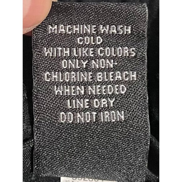 Lane Bryant Womens Black Cotton Rayon Elastic Waist Short Size 18 - Picture 9 of 9